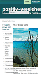 Mobile Screenshot of positiv-versichert.de